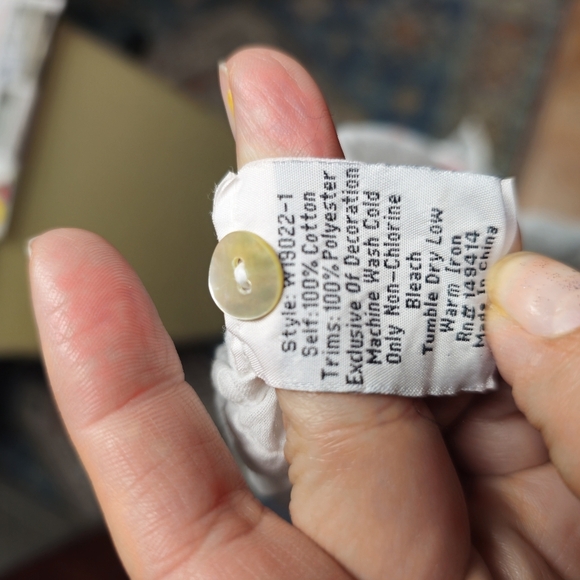 Johnny Was workshop oversize Love Amour shirt embroidered hearts size S - Picture 7 of 14